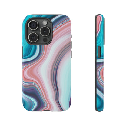 Pink Swirls - Protective Phone Case