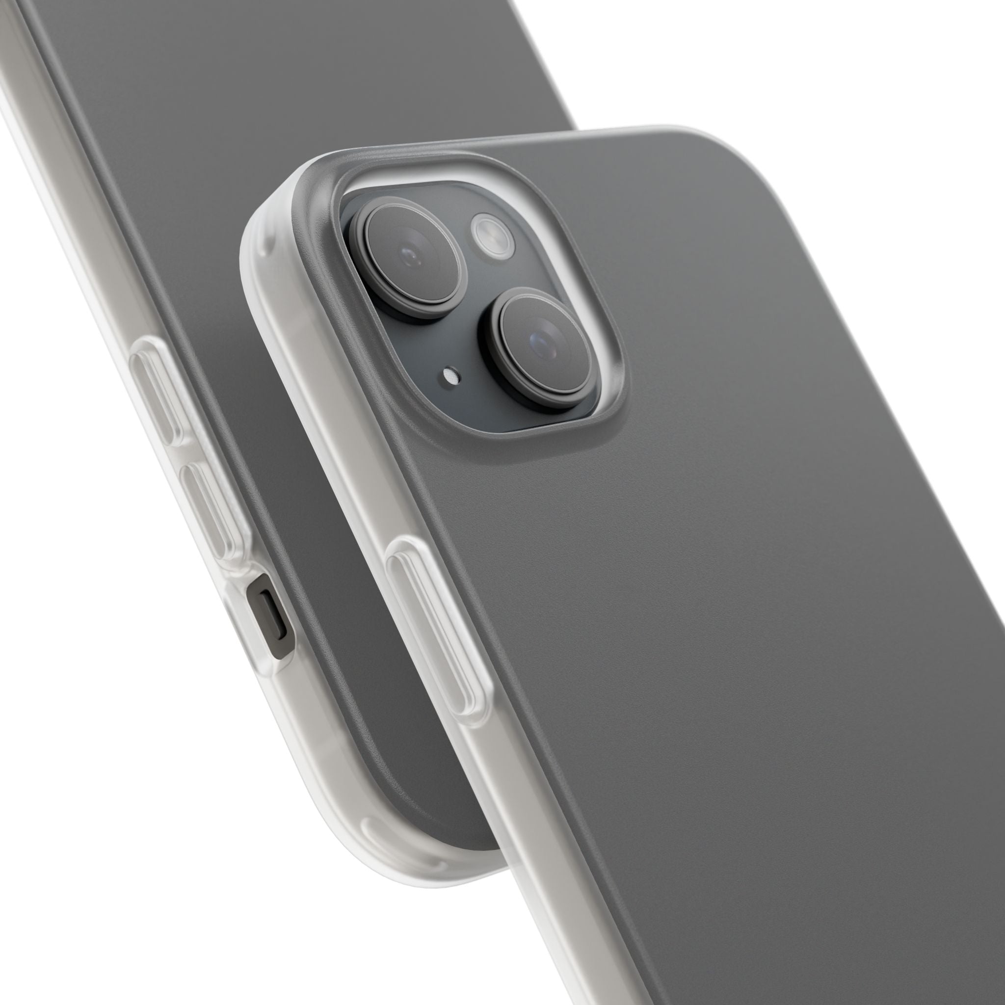 Dim Gray iPhone 15 - Flexi Phone Case