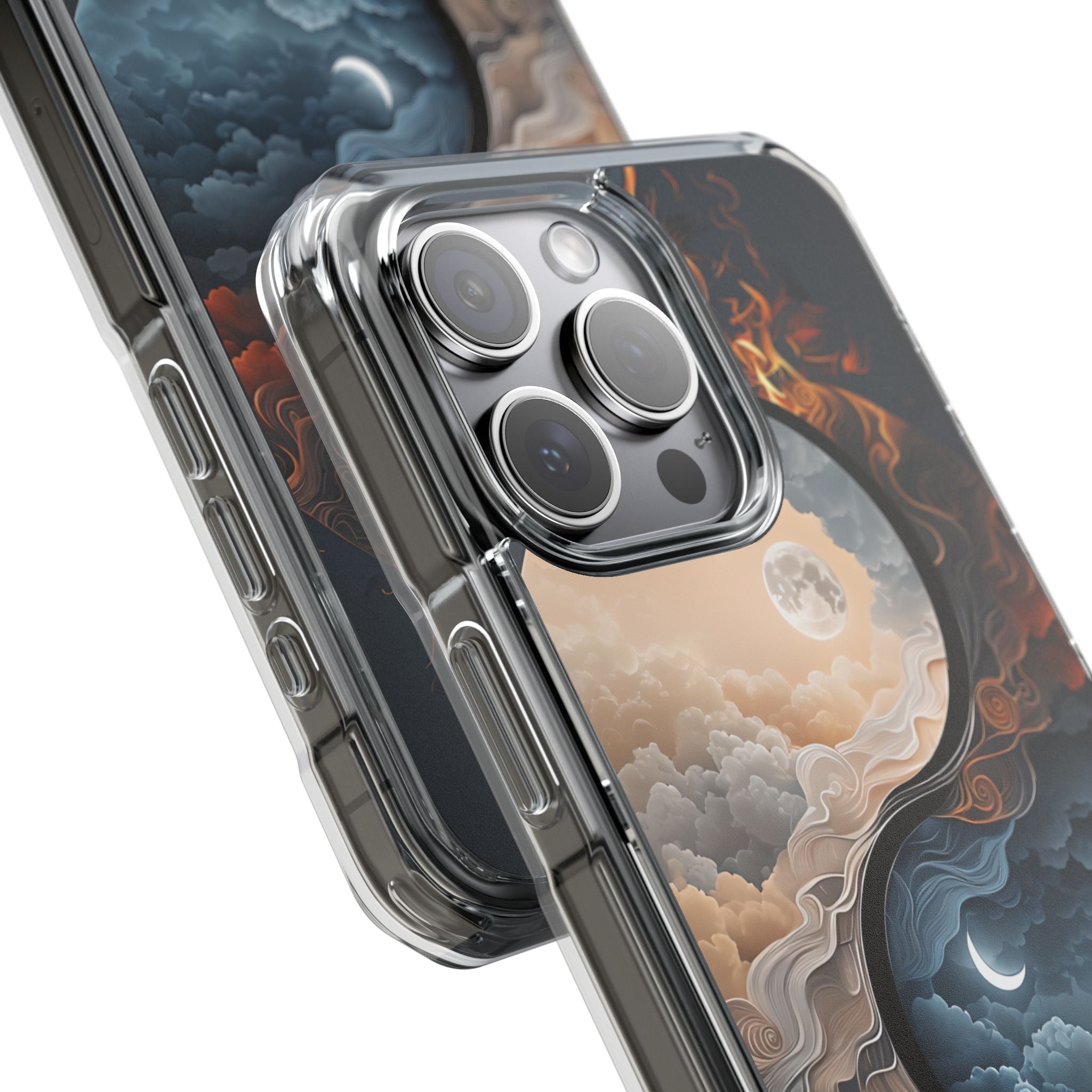 Moonlit Elemental Harmony iPhone Case - Impact