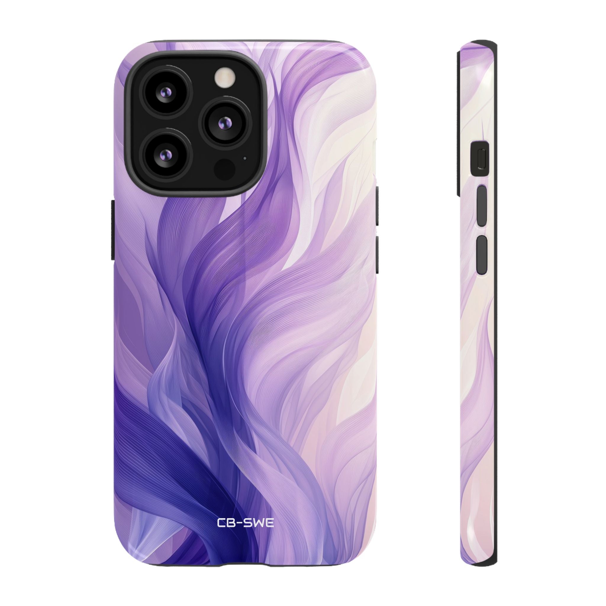 Flowing Purple Whispers - iPhone Case