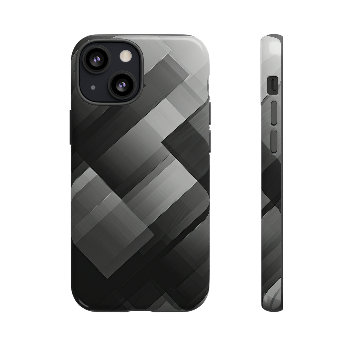 Gradient Grey Shades - Protective Phone Case