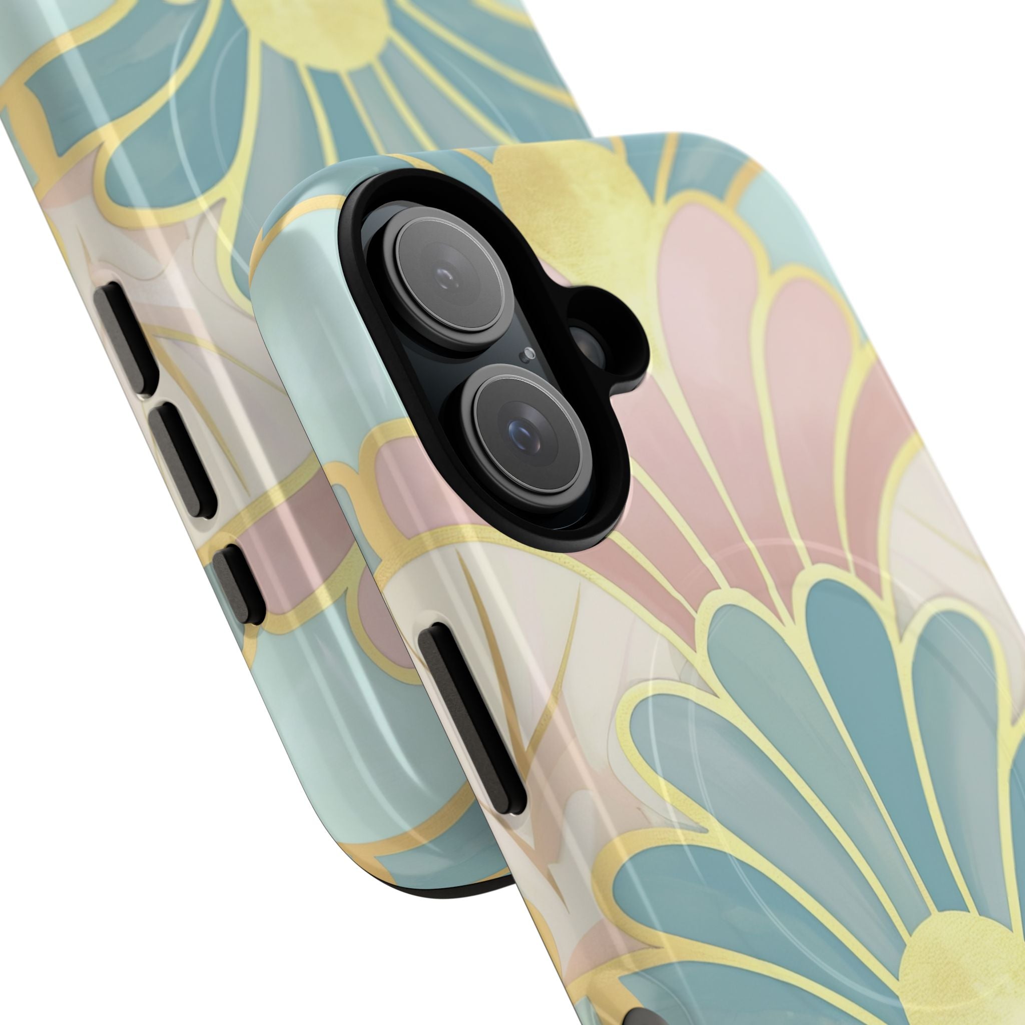 Pastel Deco Elegance - Tough + MagSafe® iPhone 16 Phone Case