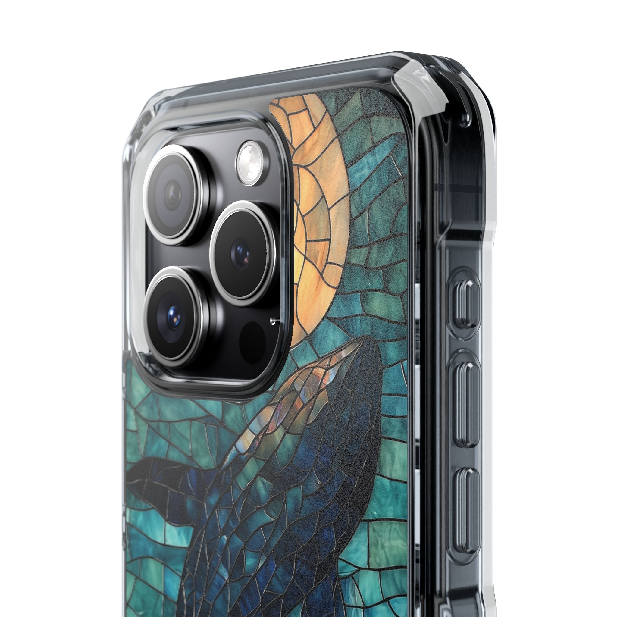 Whale Dives Upward iPhone Case - Impact