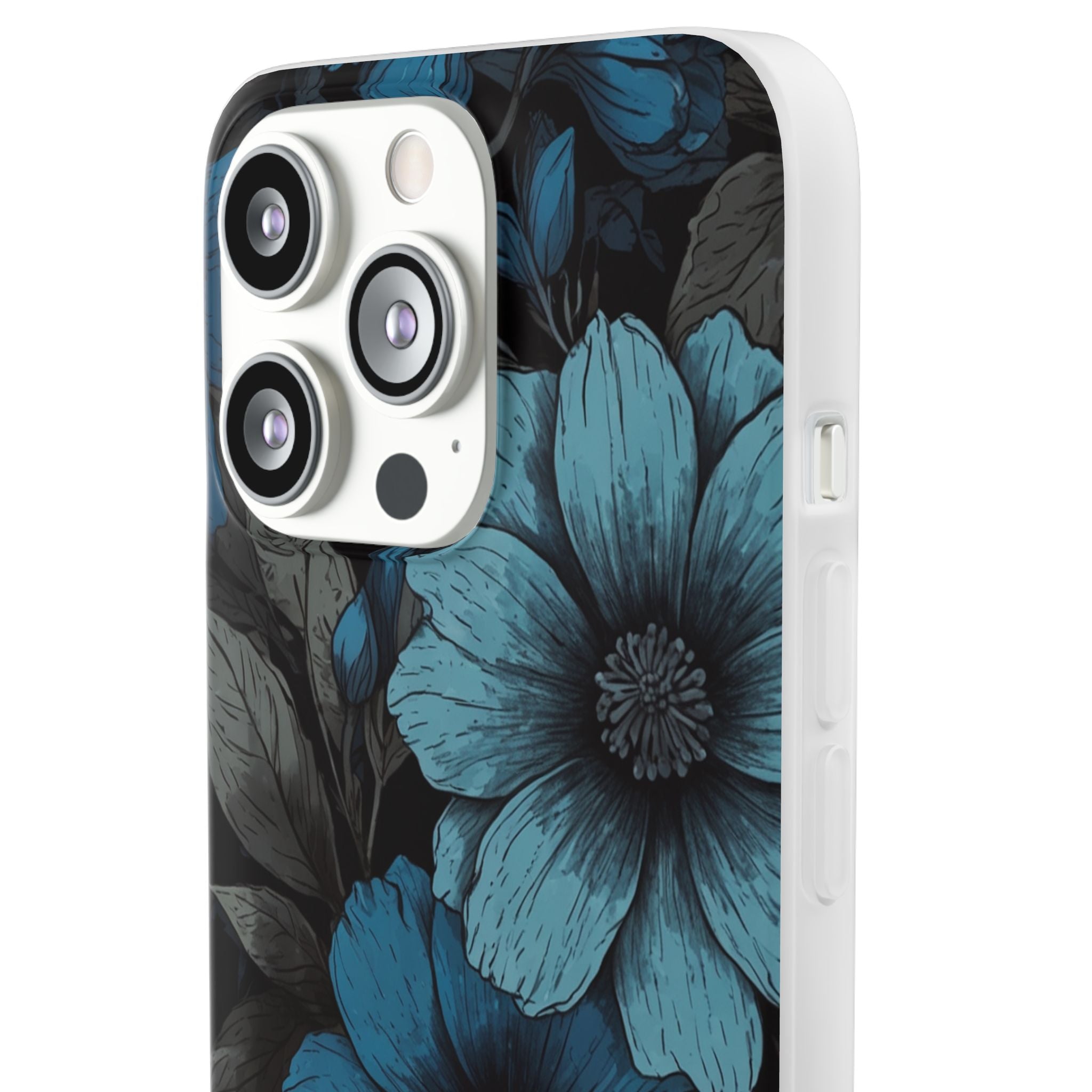 Blue Petal Radiance iPhone 13 Pro - Soft