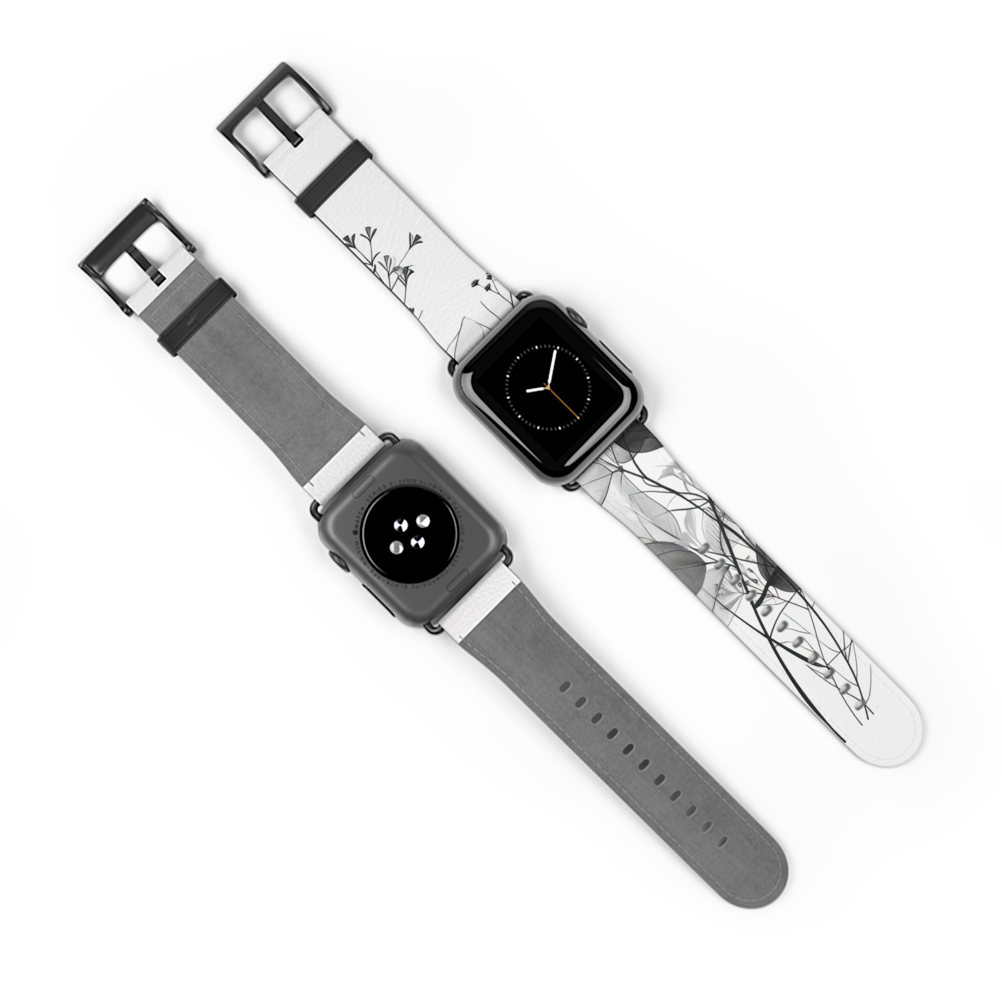 Silver Leaves - Watch Band