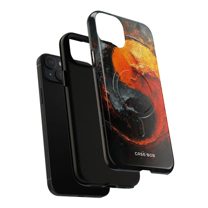 Molten Yin-Yang iPhone 15 Plus Case - Tough+