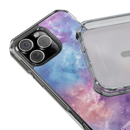 Cosmic Nebula Swirls - Clear Impact iPhone 16 Phone Case