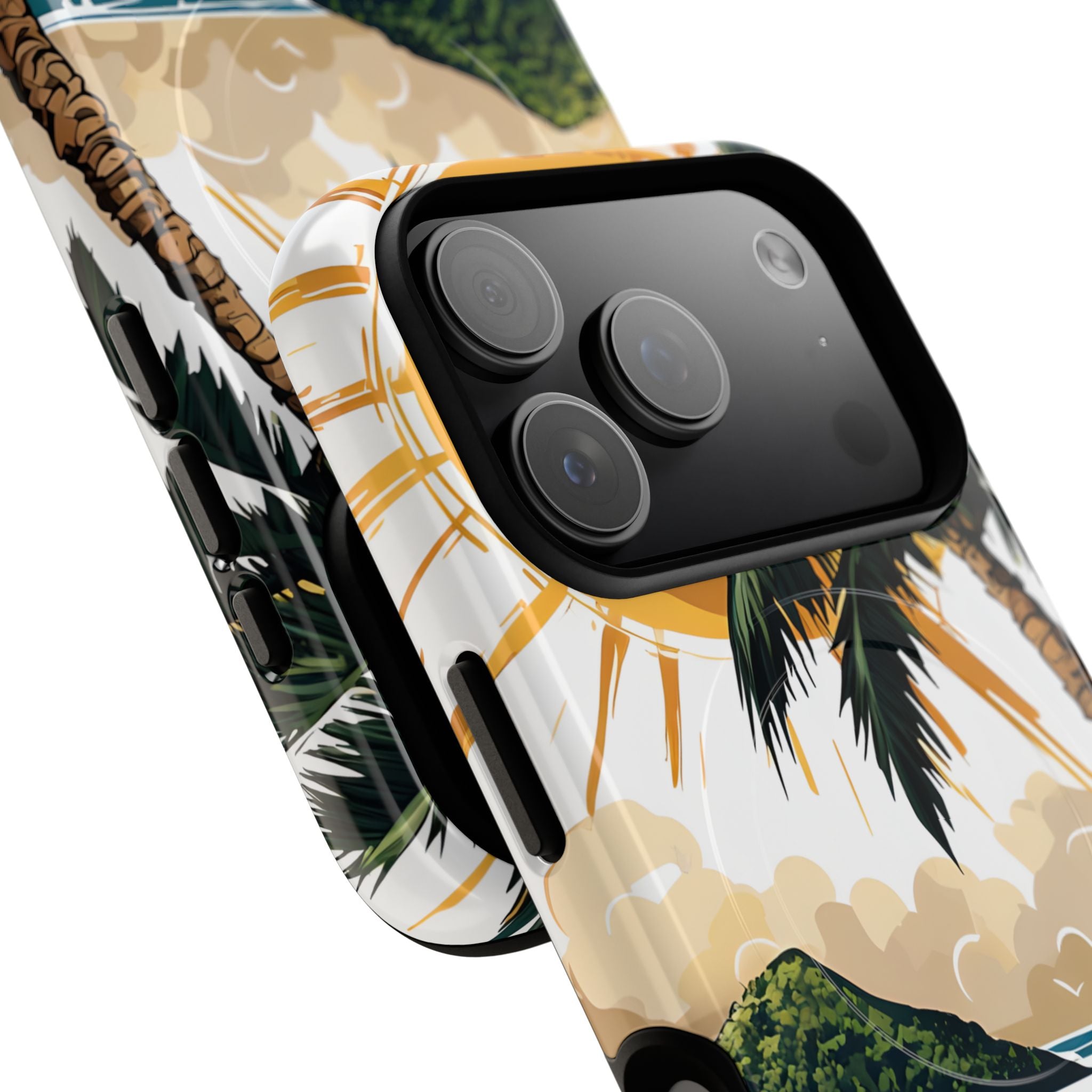 Sunny Palm Breeze iPhone 17 Pro Case - Tough+