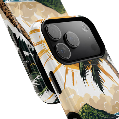 Sunny Palm Breeze iPhone 17 Pro Case - Tough+