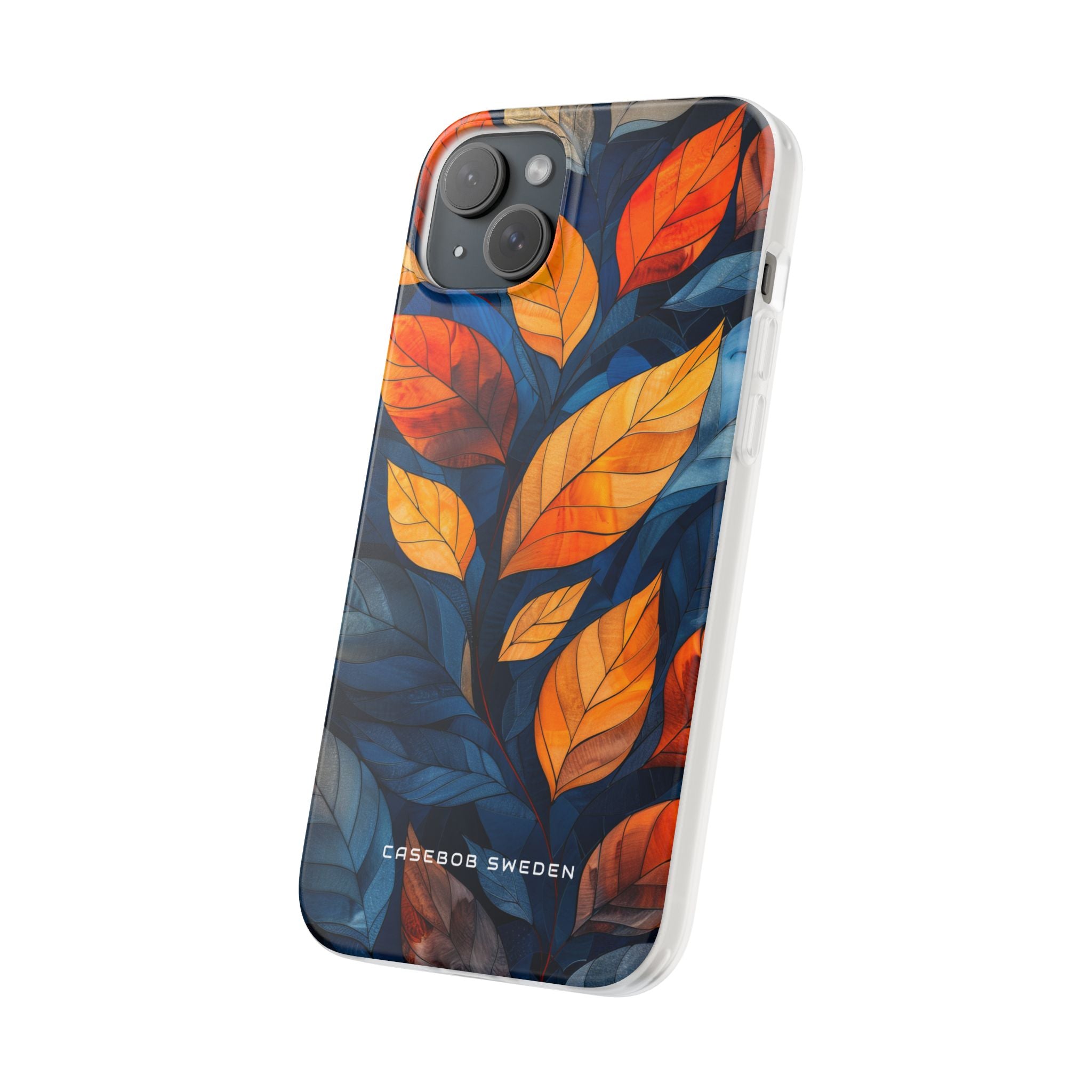 Stained Glass Blossoms iPhone 15 - Flexi Phone Case