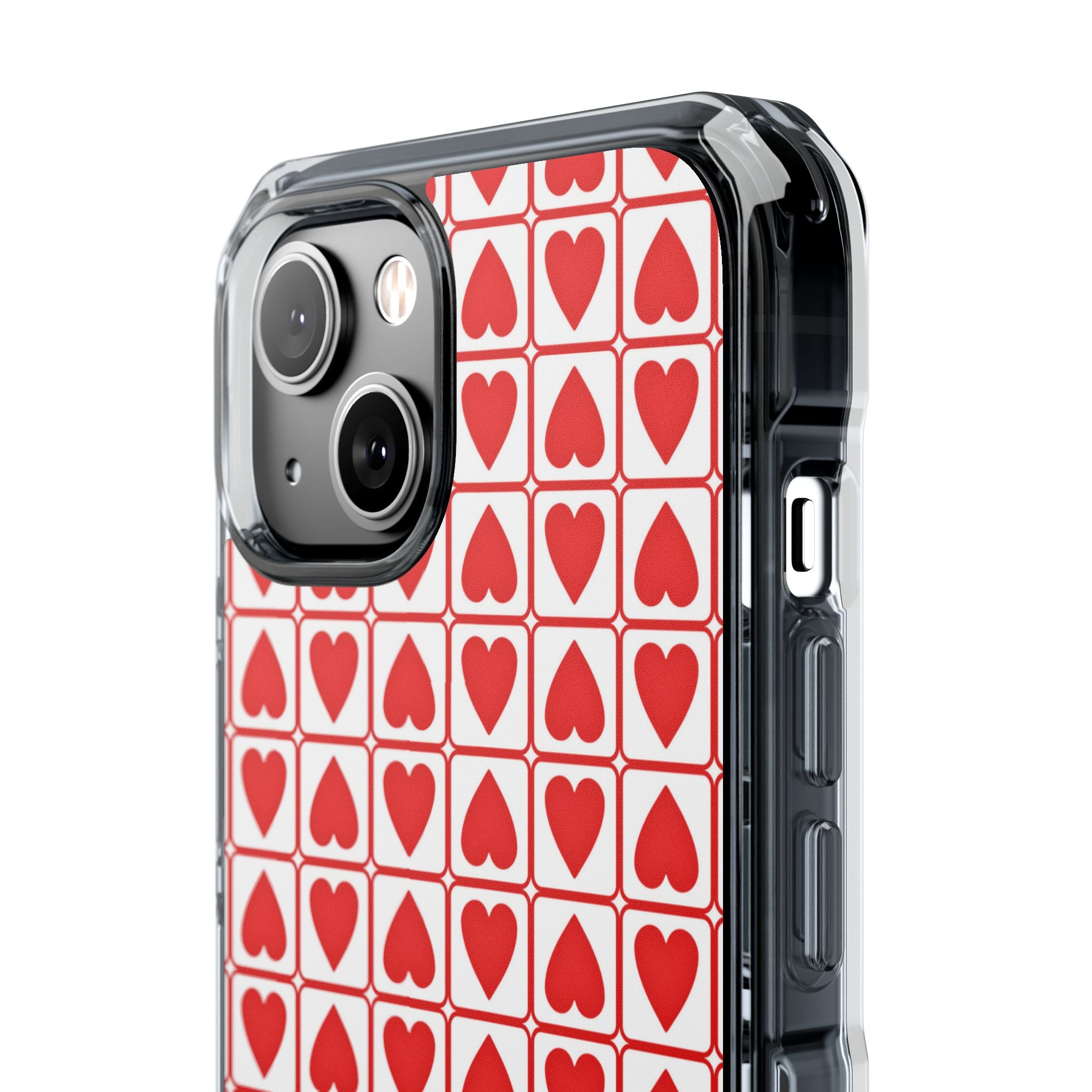 Hearts In Squares iPhone Case - Impact