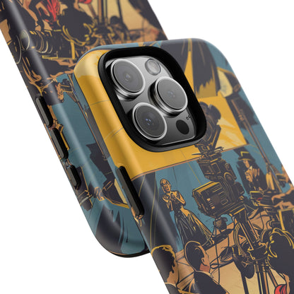 Golden Era Cinematic Spotlight iPhone 16 - Tough Phone Case