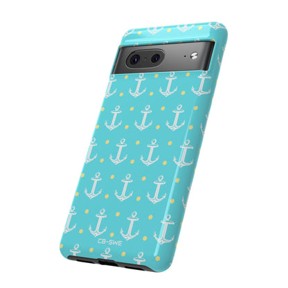 Nautical Anchors & Dots - Google Pixel Case