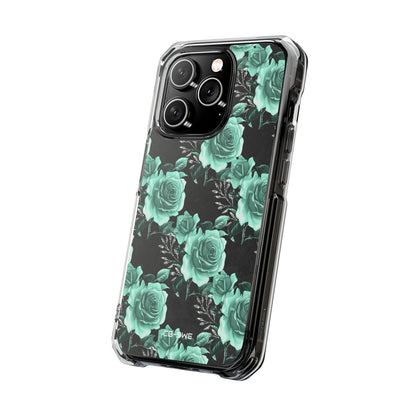 Turquoise Rose Symphony iPhone Case - Impact