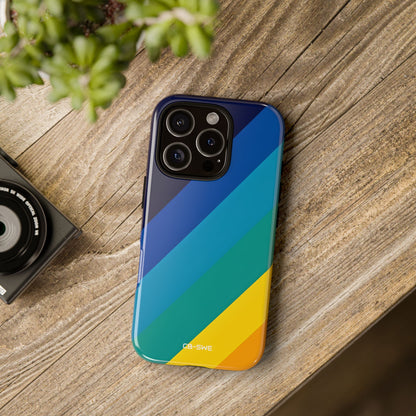 Diagonal Color Spectrum - iPhone Case