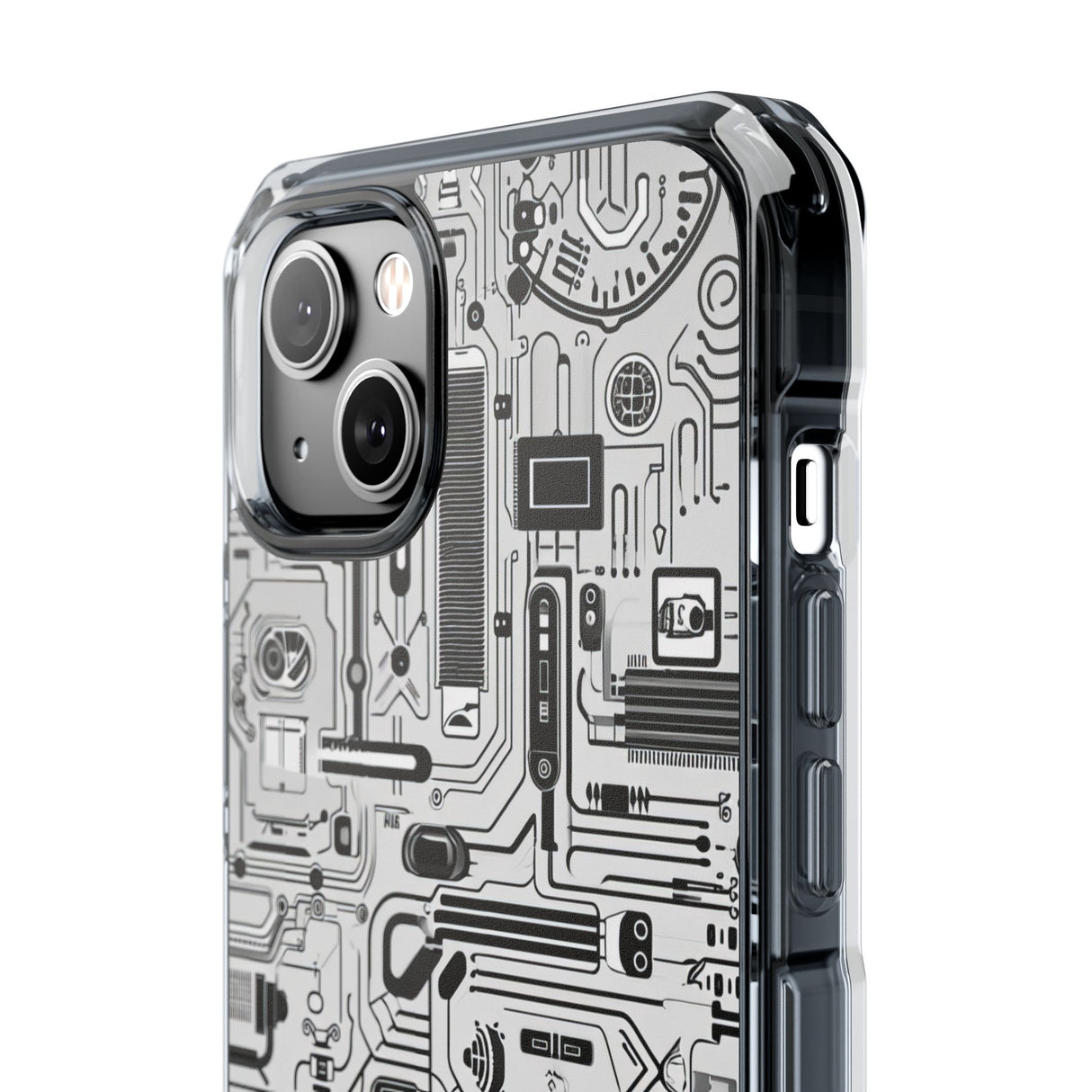 Circuit Innovation - Phone Case for iPhone (Clear Impact - Magnetic)