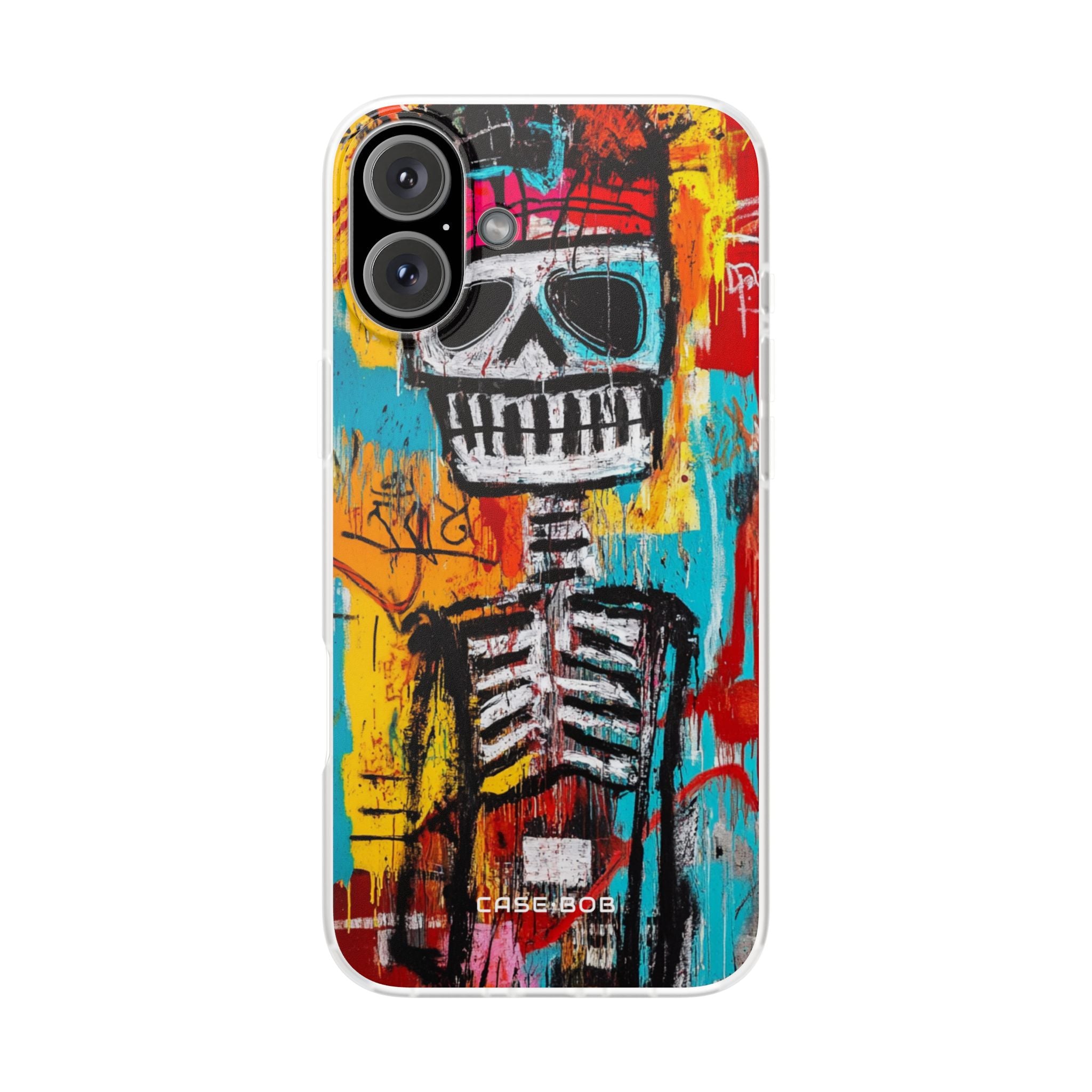 Skeleton Riot iPhone 16 Plus Case - Soft
