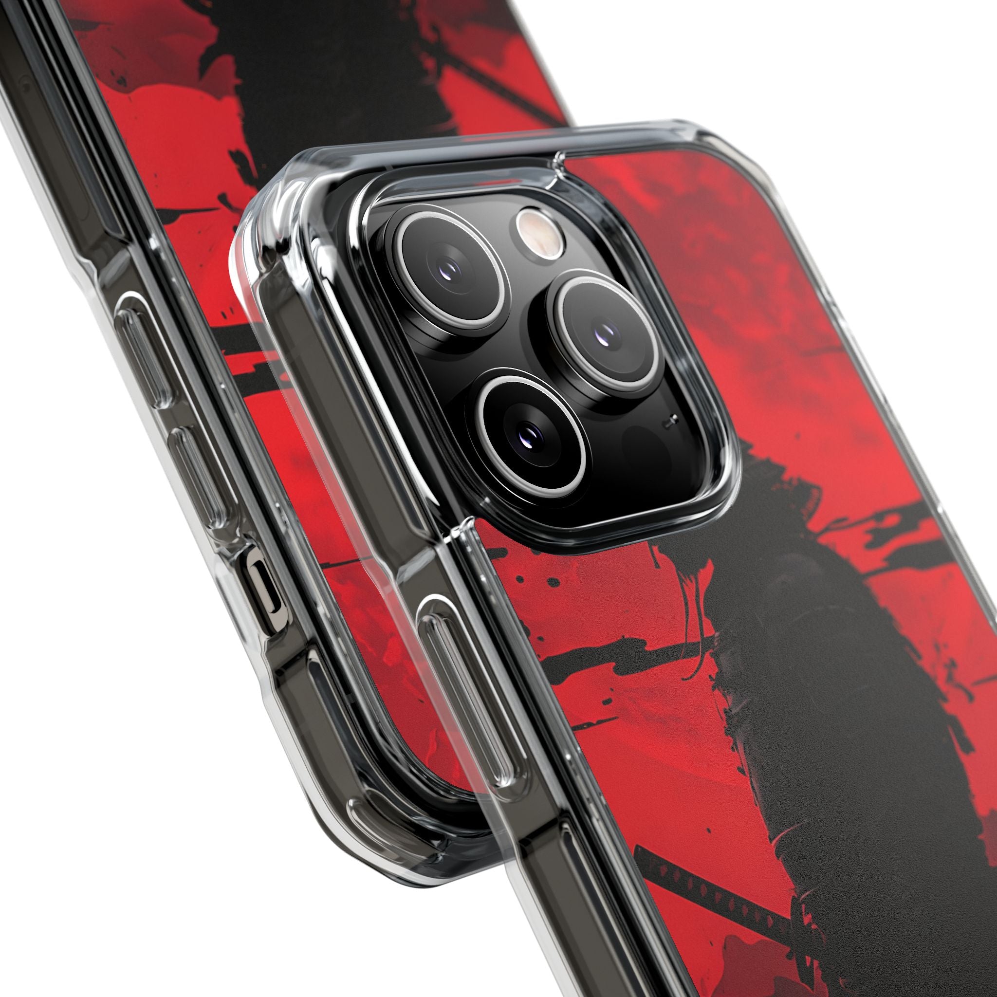 Red Samurai Shadow iPhone Case - Impact