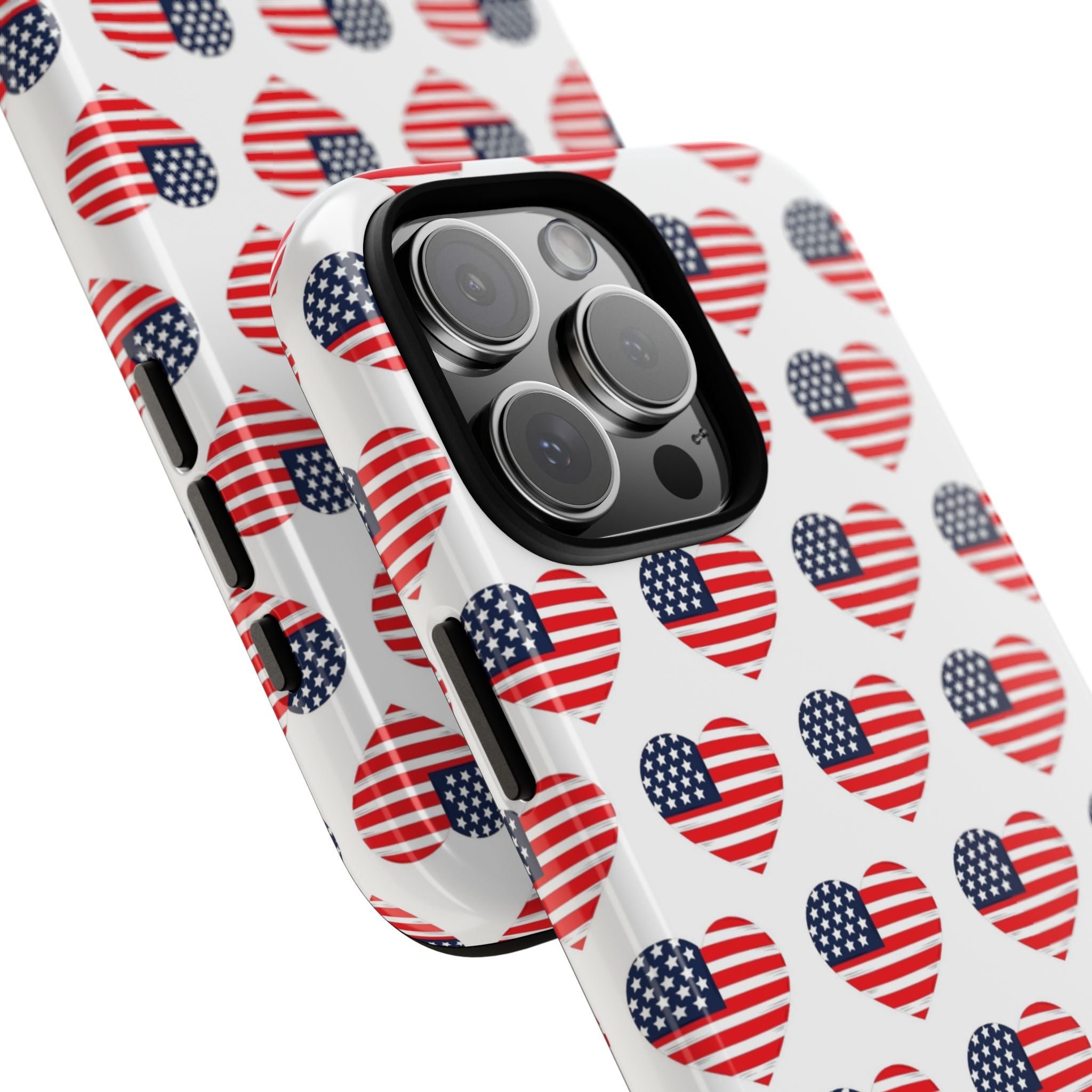 Hearts Embrace Freedom - iPhone Case