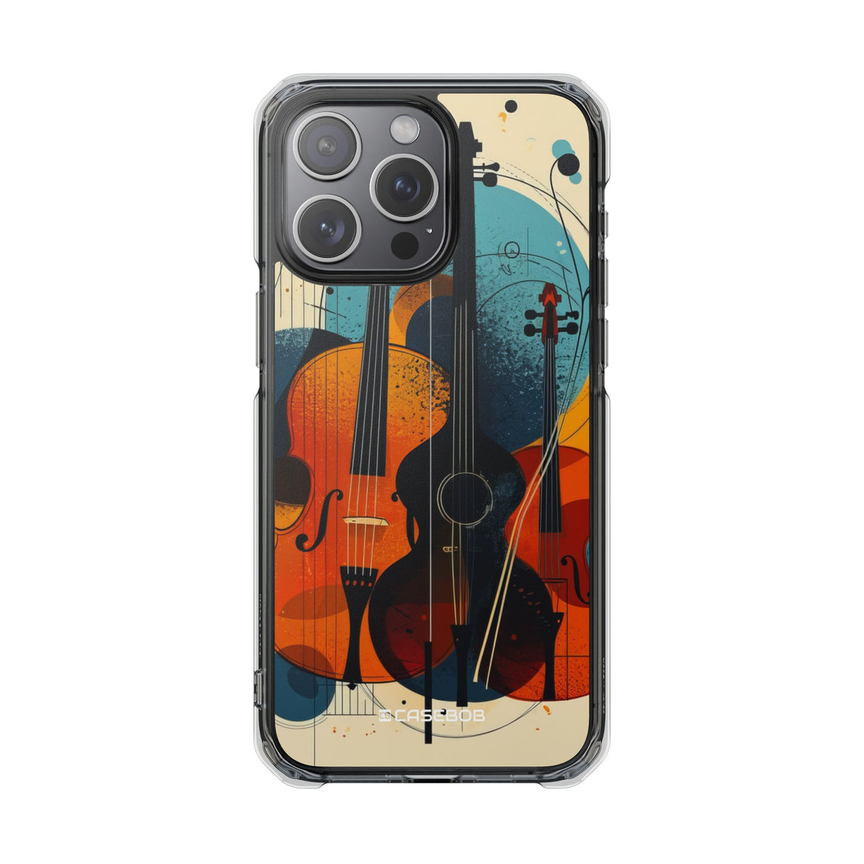 Musical Vortex - Phone Case for iPhone (Clear Impact - Magnetic)