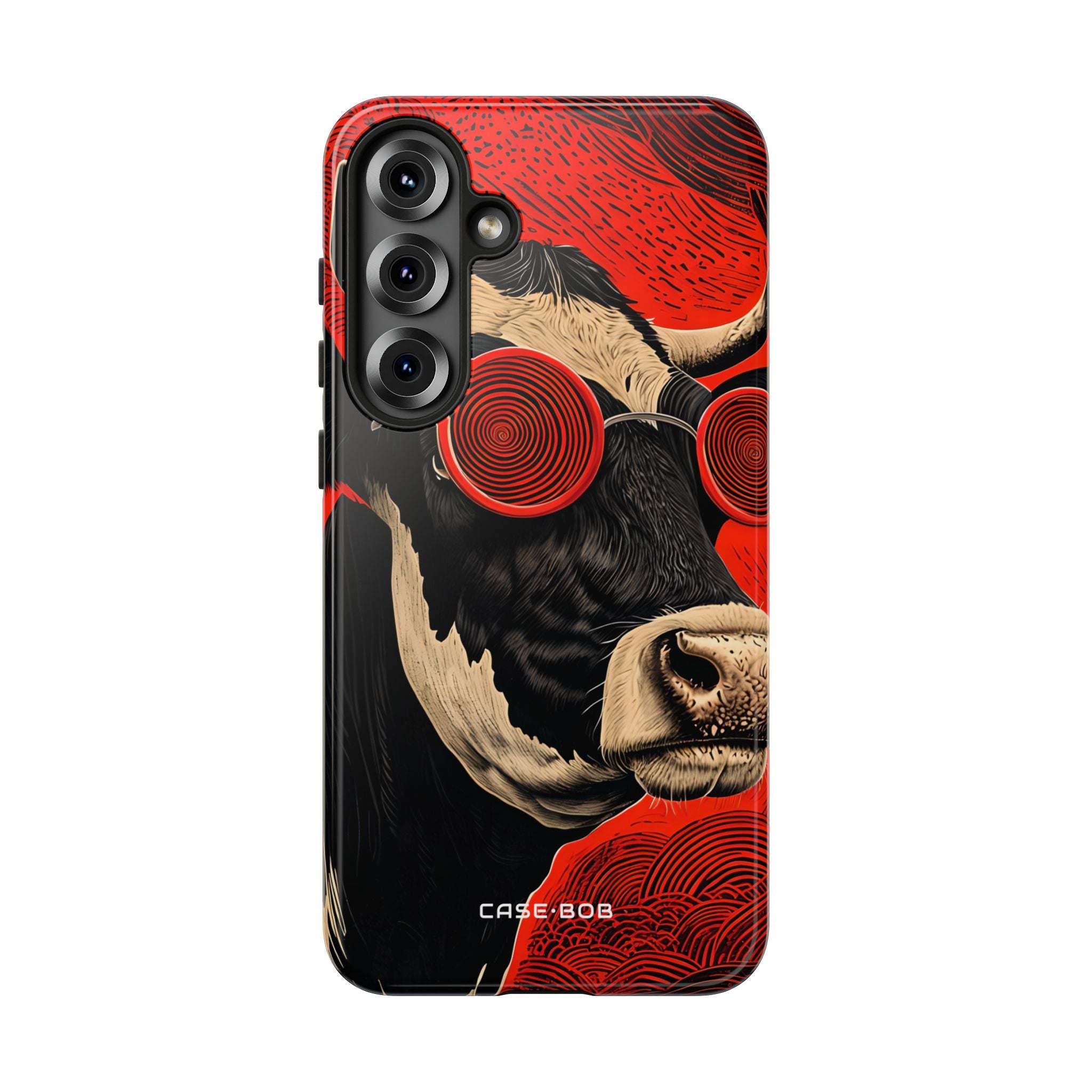 Hypnotic Cow Samsung S25 Plus Case - Tough