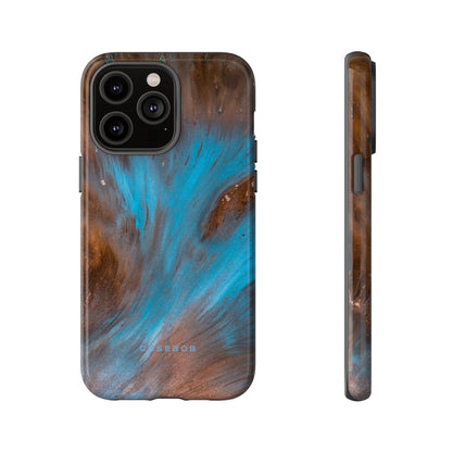 Blue Lagoon Ink Art - Protective Phone Case