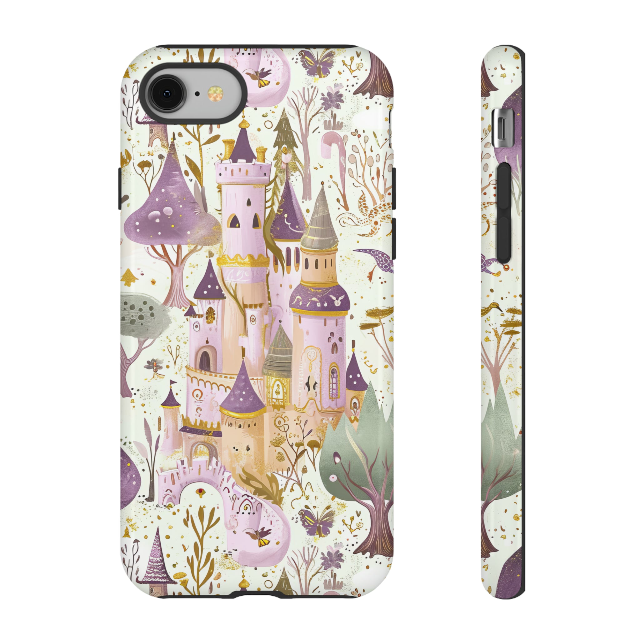 Fairytale Castles Pastel Dream - Protective Phone Case