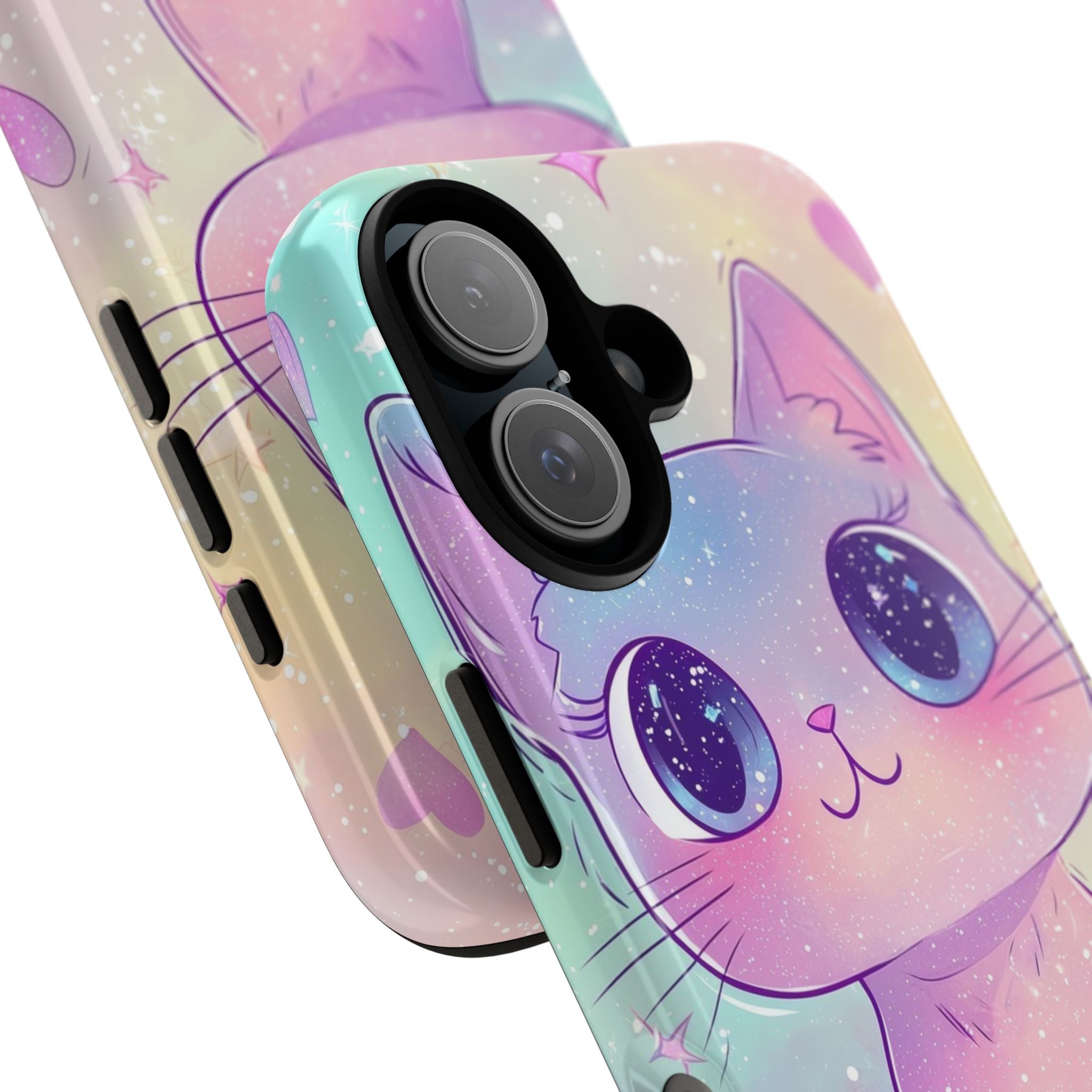 Sparkling Cat Smiles - iPhone Case