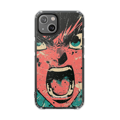 Screaming Face Pink iPhone 14 Case - Impact