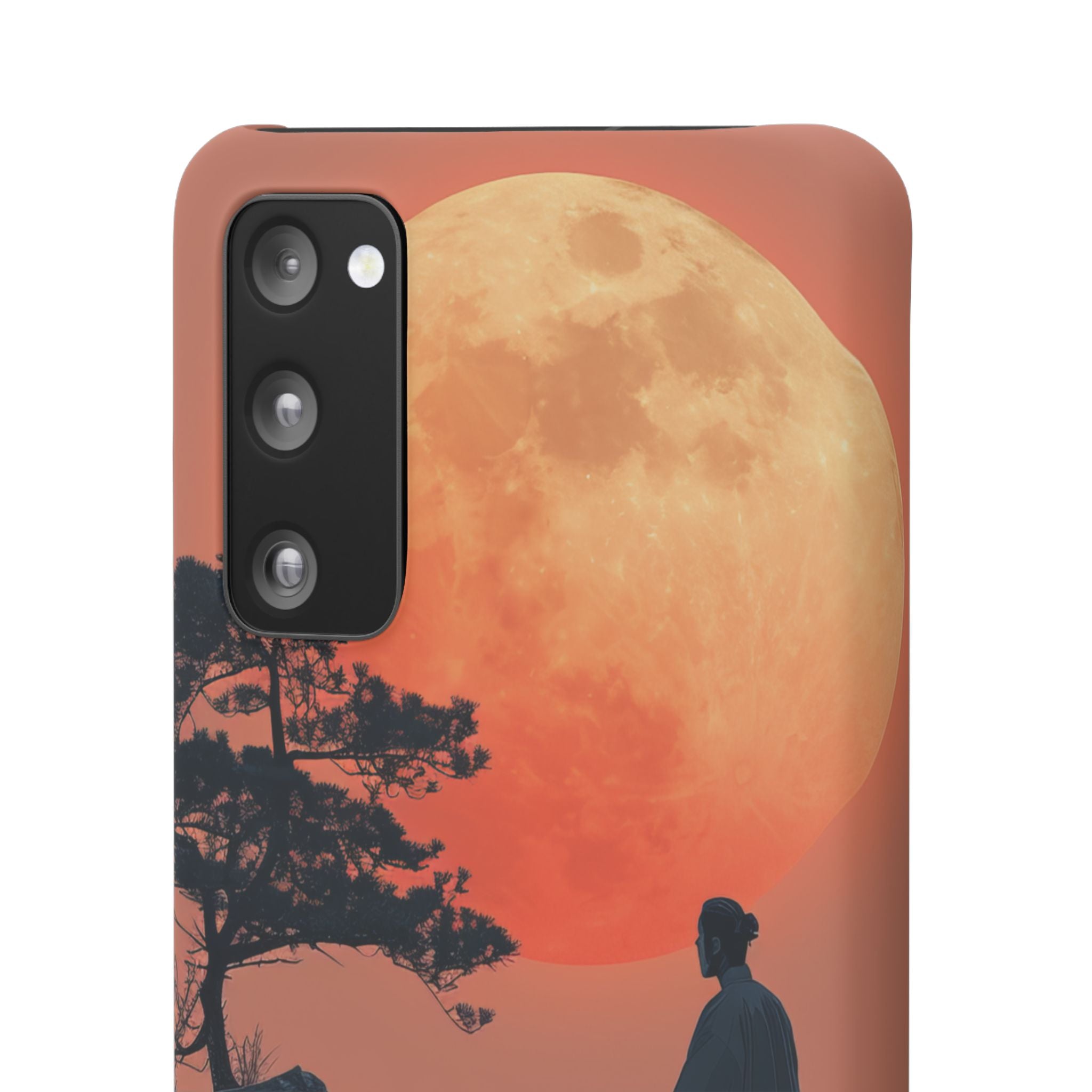 Zen Tranquility Under a Red Moon Samsung S20 - Slim Phone Case