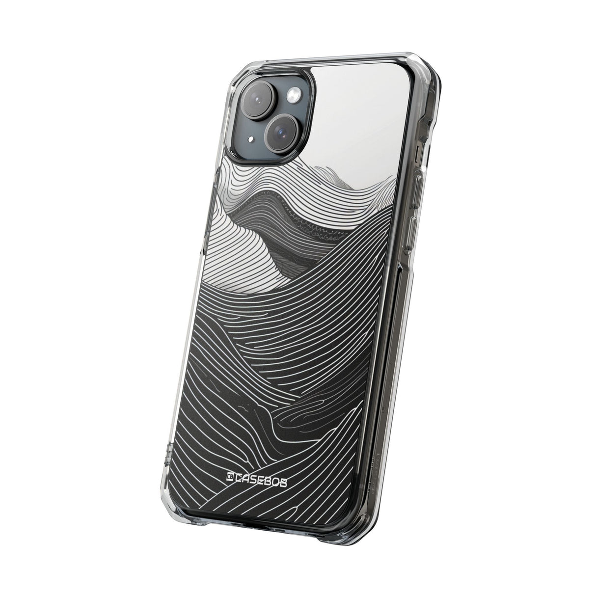 Optical Fluidity - Phone Case for iPhone (Clear Impact - Magnetic)