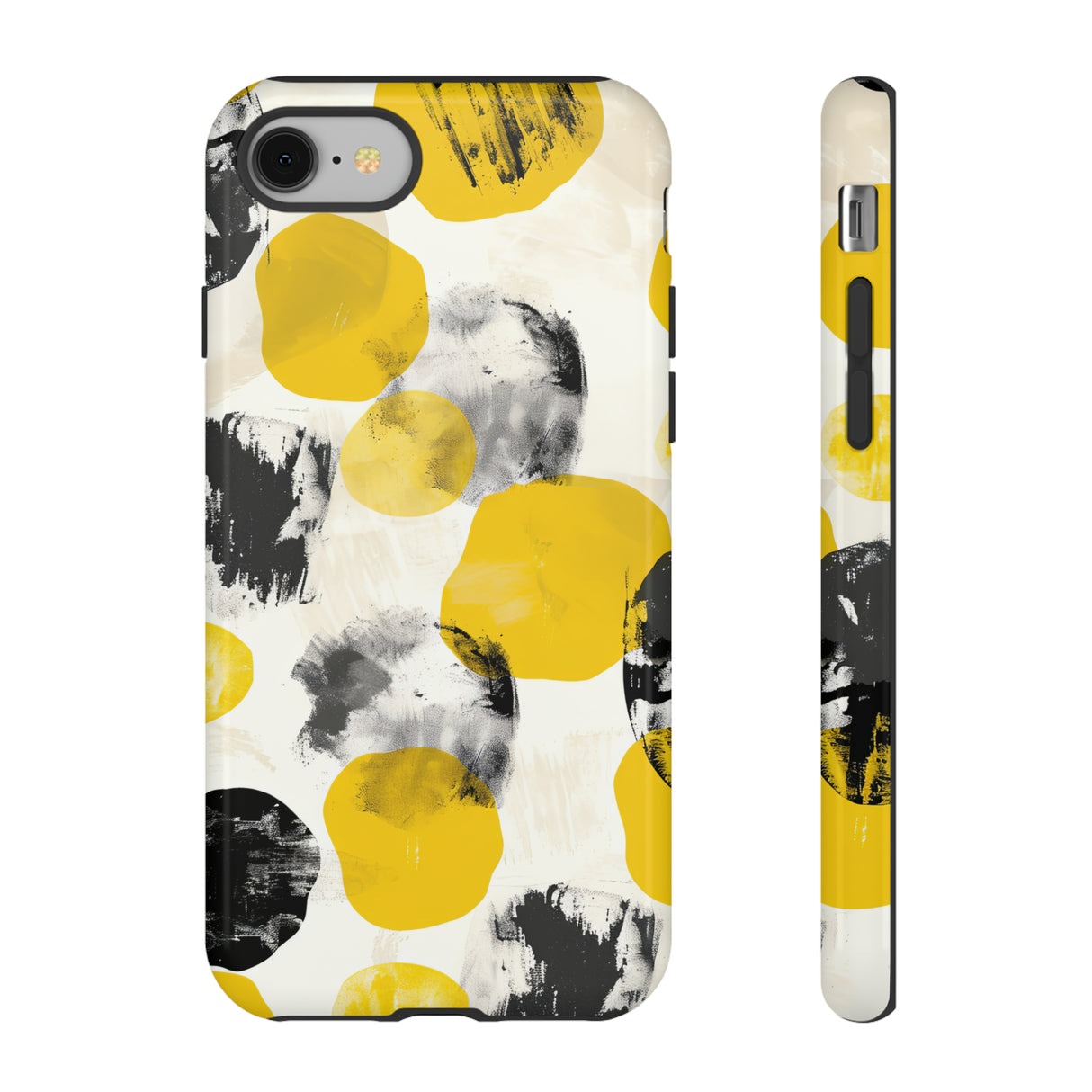 Yellow Dot Minimalism - Protective Phone Case