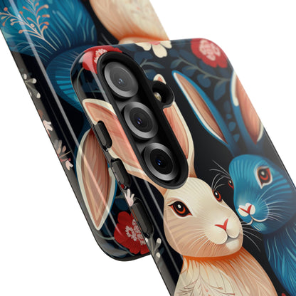 Rabbits Embrace Blossoms - Samsung Case