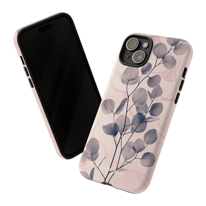 Veined Leaf Whisper iPhone 15 Plus Case - Tough