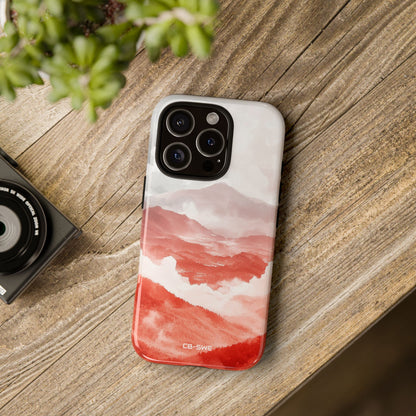 Mountain Flames Rise - iPhone Case