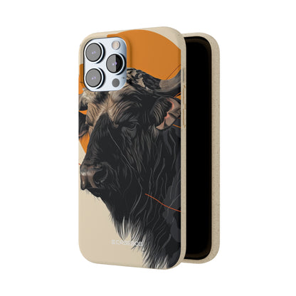 Majestic Buffalo Sun | Biodegradable Phone Case