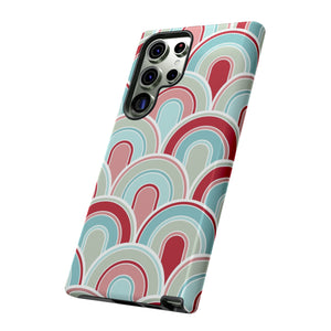 Light Blue Retro - Protective Phone Case