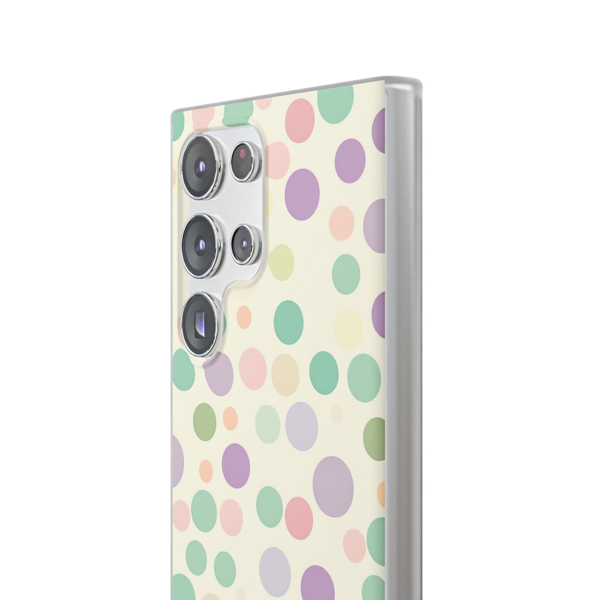 Playful Pastel Polka Dots - Flexi Samsung S23 Phone Case