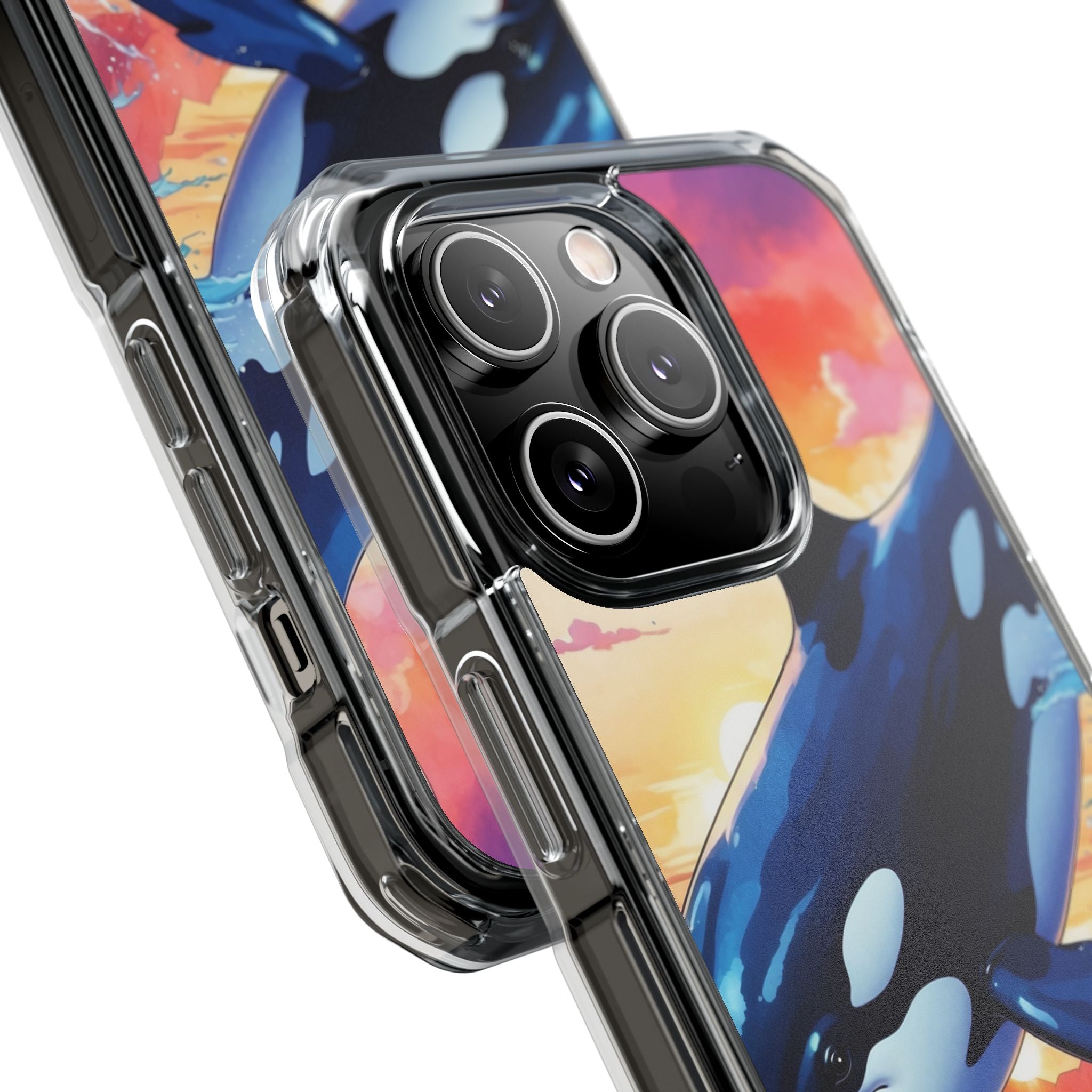 Orca Leaps Joyfully iPhone Case - Impact
