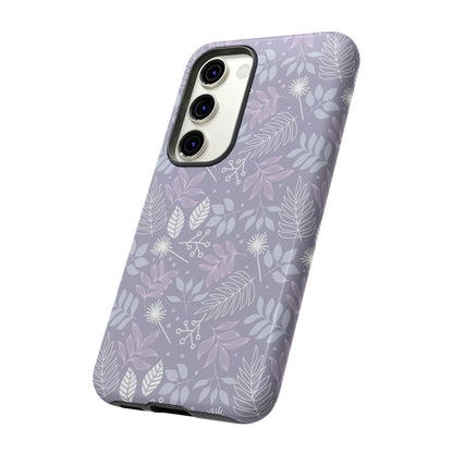 Purple Mona Leaf - Protective Phone Case