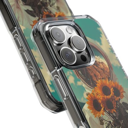 Sunflower Spacesuit Shine iPhone Case - Impact
