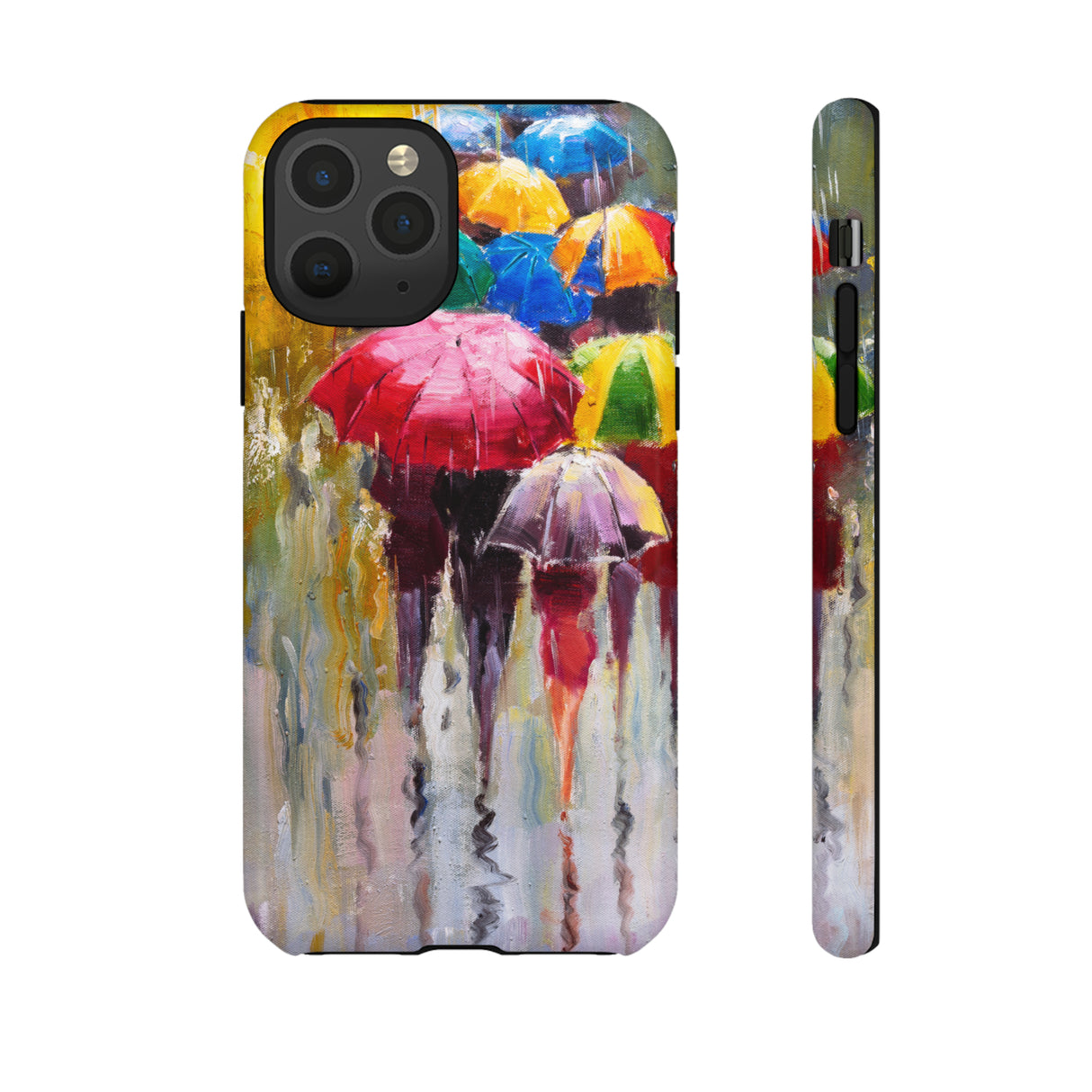 Oil Painting - Rainy Day - Protective Phone Case