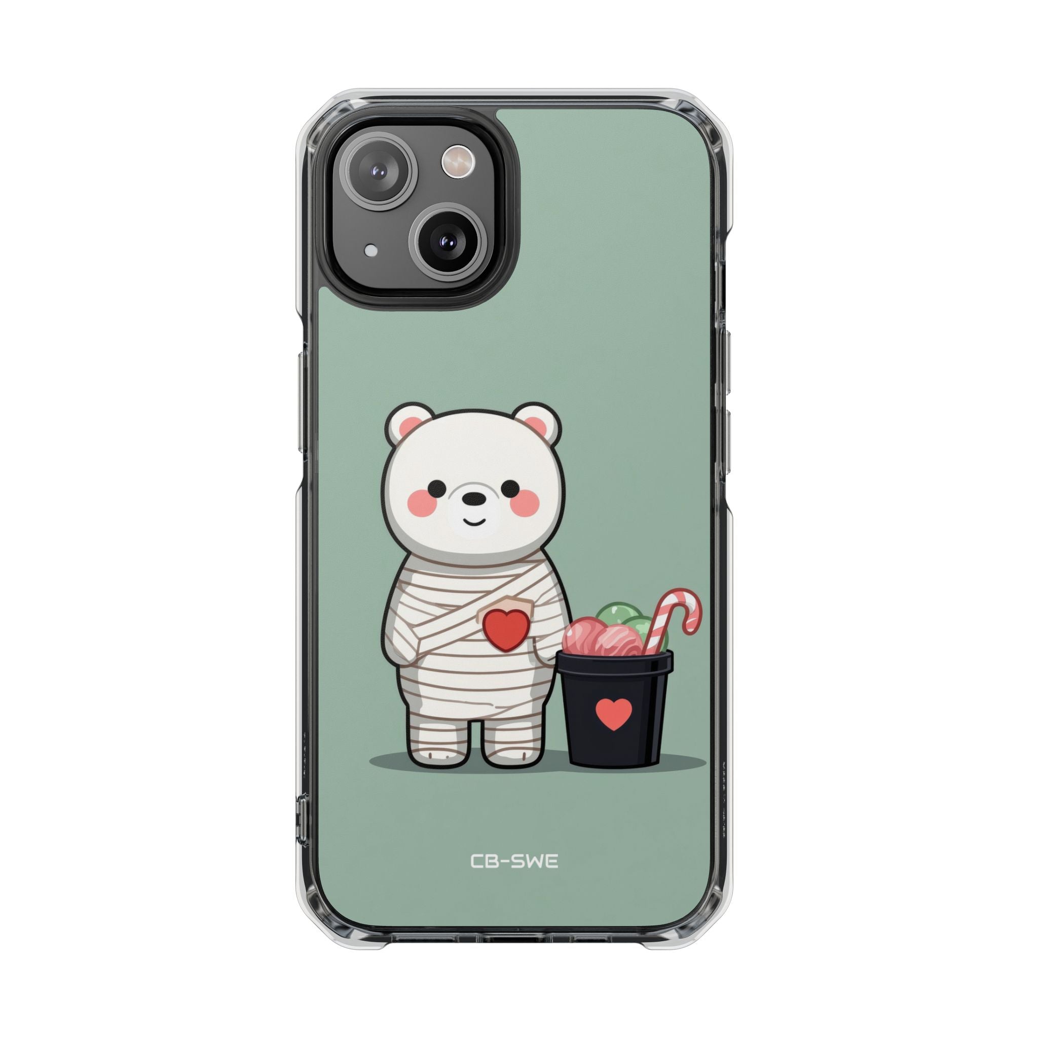 Mummy Bear Smiles Bright iPhone Case - Impact
