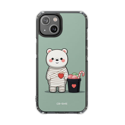 Mummy Bear Smiles Bright iPhone Case - Impact