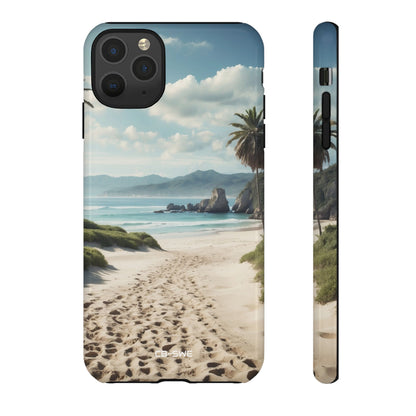 Footprints Trace Sand - iPhone Case