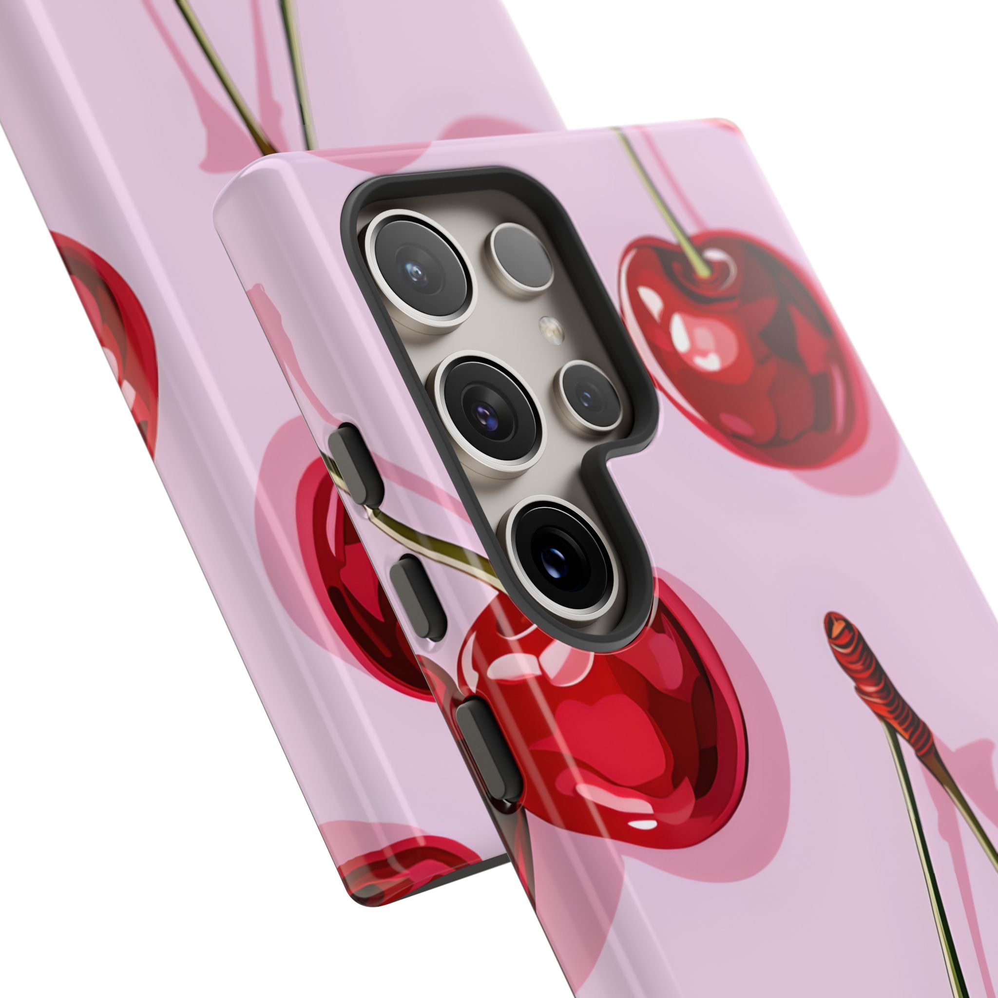 Glossy Cherry Burst Samsung S24 Ultra Case - Tough