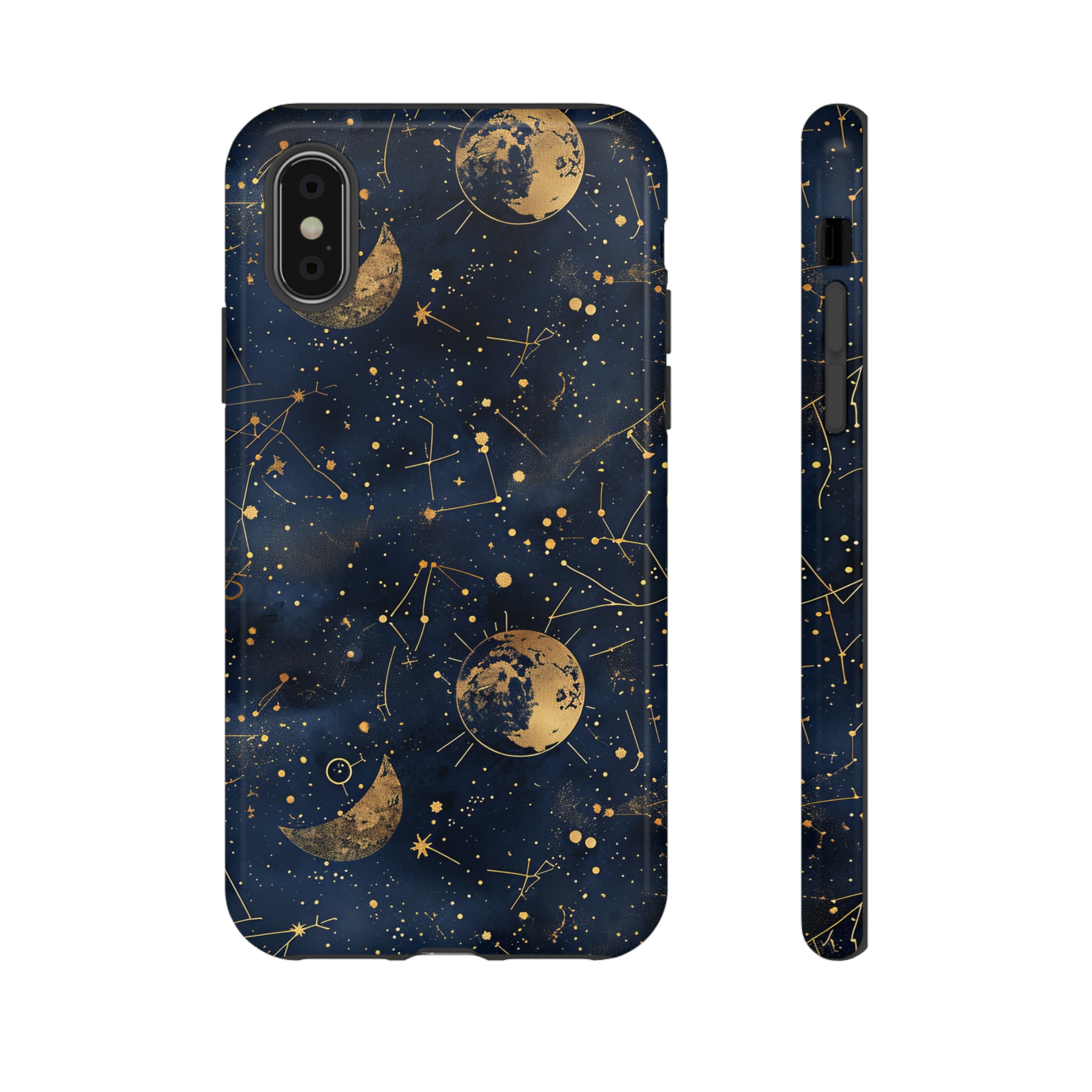 Celestial Zodiac Whispers - Protective Phone Case