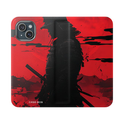 Samurai Moon - iPhone 15 Case - Wallet