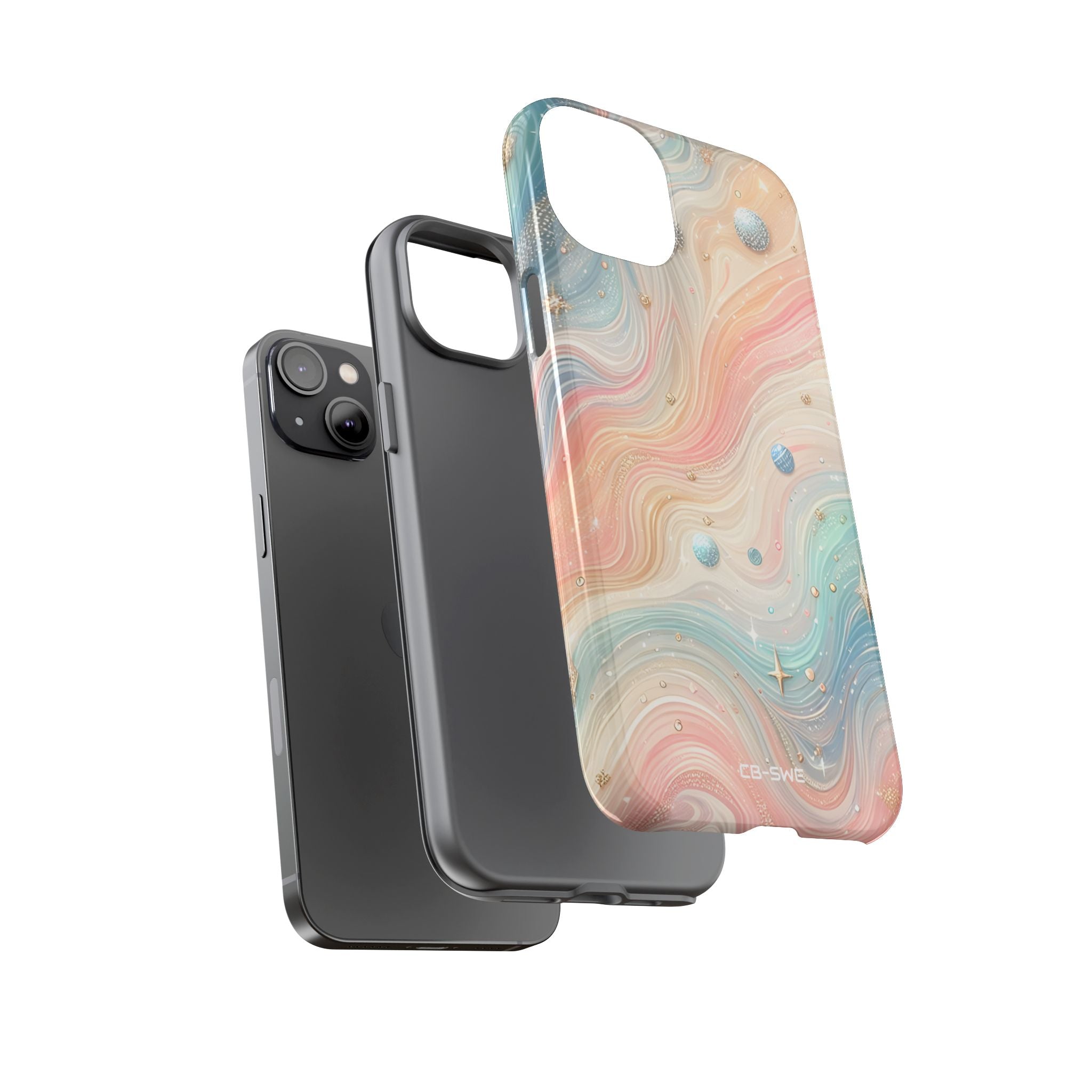 Celestial Waves Dance - iPhone Case