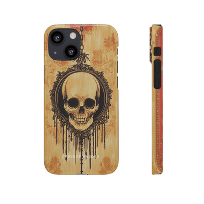 Gothic Skull Elegance iPhone 13 - Slim Phone Case